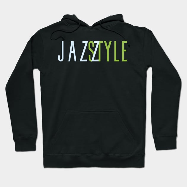 Jazz Style Saxophonist Hoodie by realbigenvelope